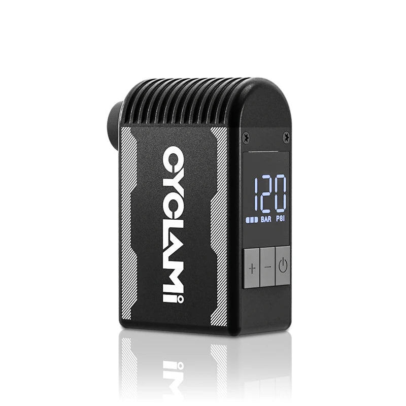 NNEOBA Bike Pump 120 PSI Cordless Air Inflator with Presta Schrader Black