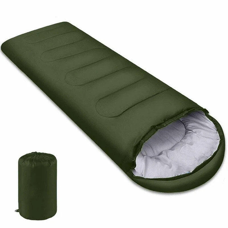NNEOBA 4-Season Waterproof Sleeping Bag Envelope-Style Green