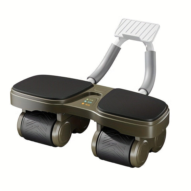 NNETM Automatic Rebound Ab Wheel Core Trainer with Support