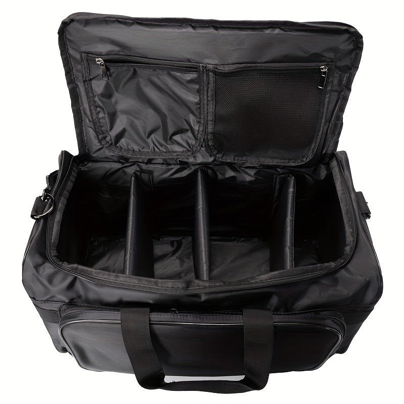 NNETM Nylon Duffel Bag with Shoe Compartment