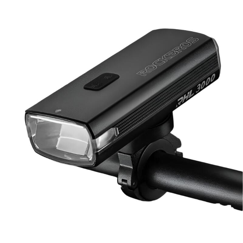 NNEOBA 3000LM Bike Headlight 10000mAh Power Bank Black
