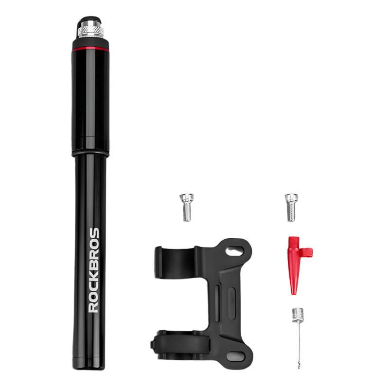 NNEOBA Mini High-Pressure Bike Pump 150 PSI Portable Hand Air Inflator Black