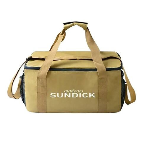 Waterproof picnic storage organiser bag in khaki