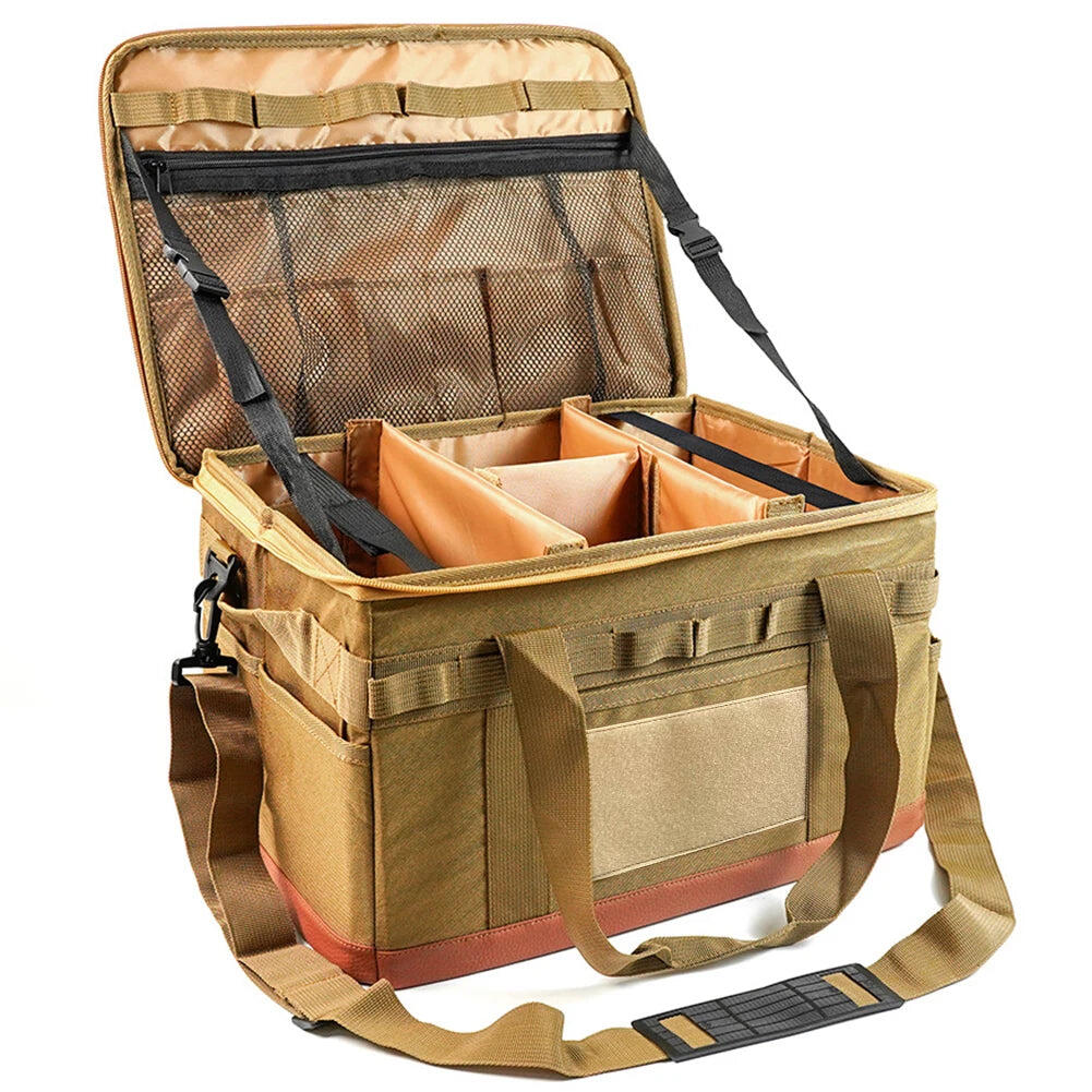 NNEOBA 30L Camping Organizer  Storage Bag Khaki