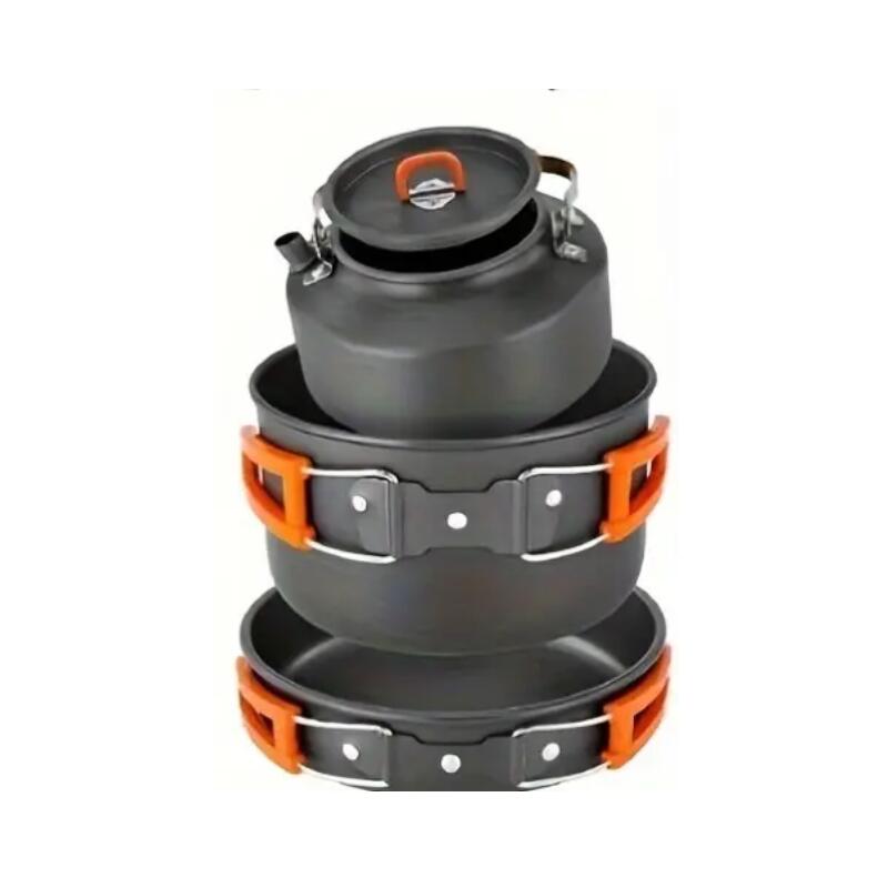 NNETM Outdoor Camping Cookware Set with Storage Bag