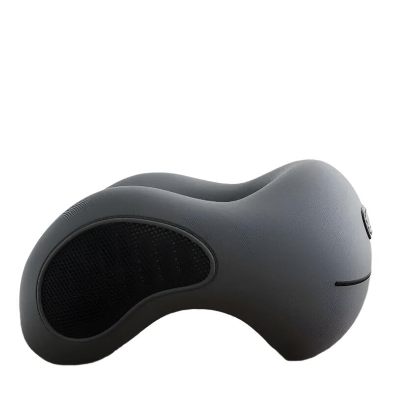 U-Shaped Memory Foam Neck Pillow Travel Support Dark Gray