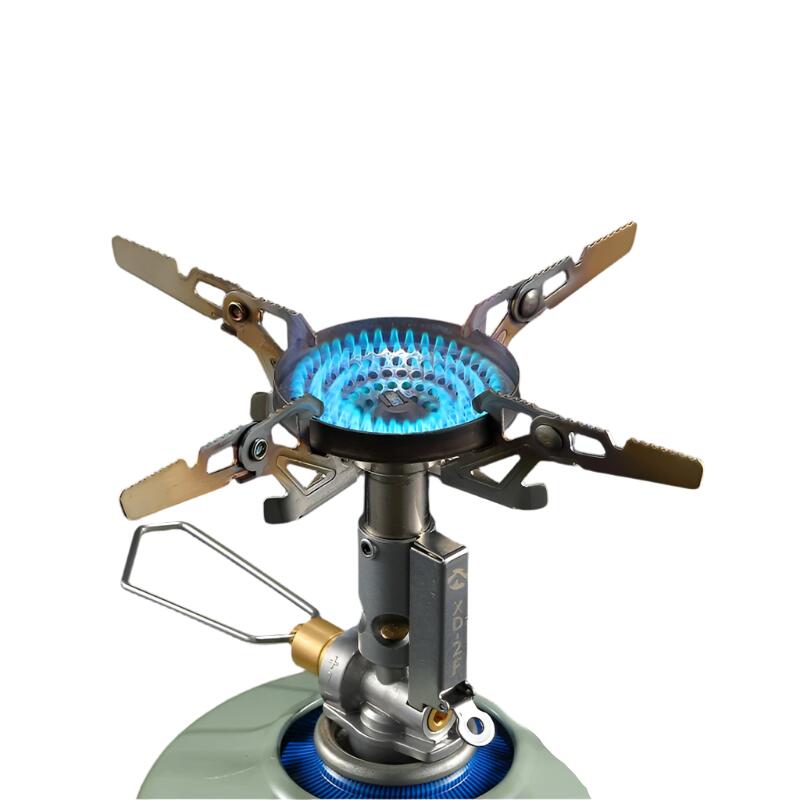 NNEOBA Adjustable Mini Camping Gas Stove  Split-Type Burner Silver