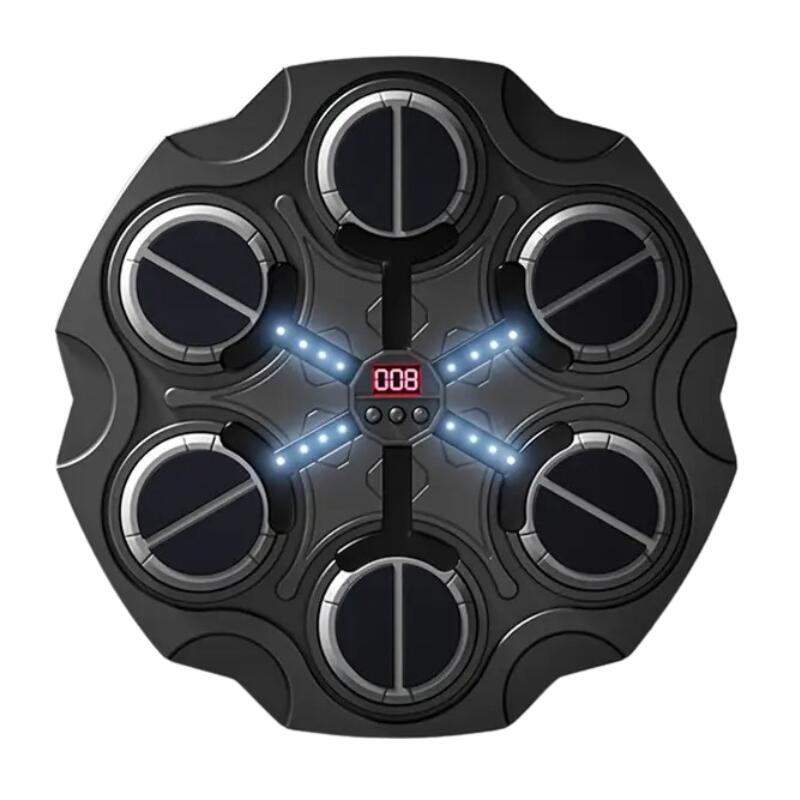 Wall-Mounted Smart Boxing Game with LED & Gloves