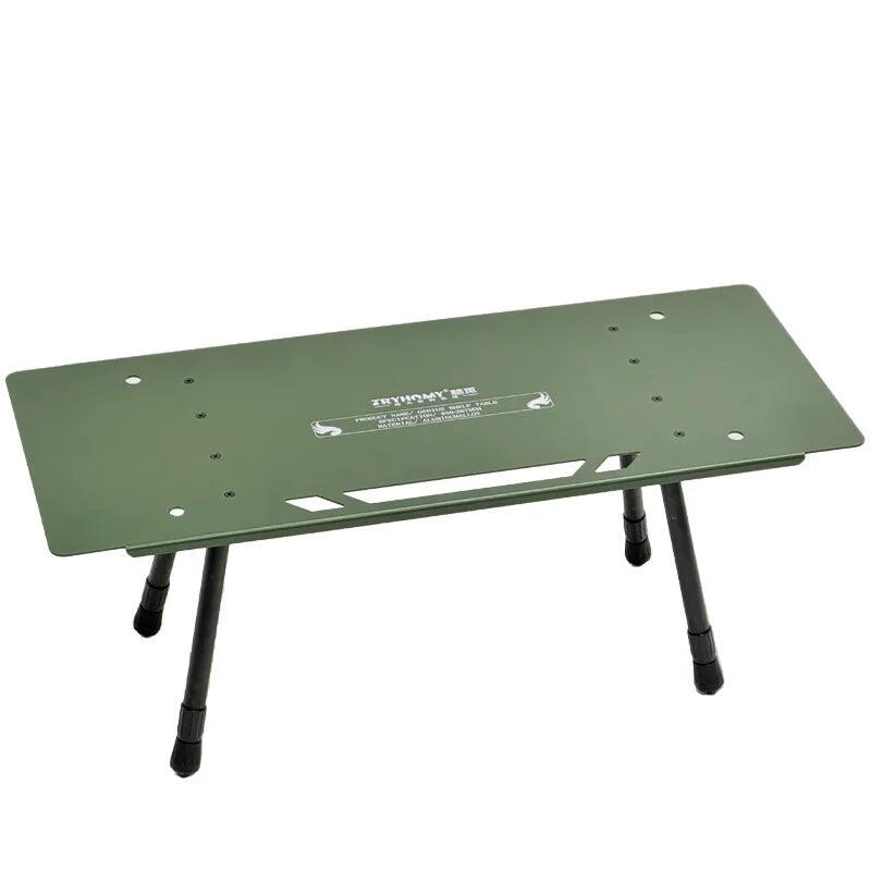 One-Tier Camping Shelf Table Tactical Aluminum Alloy Storage Rack