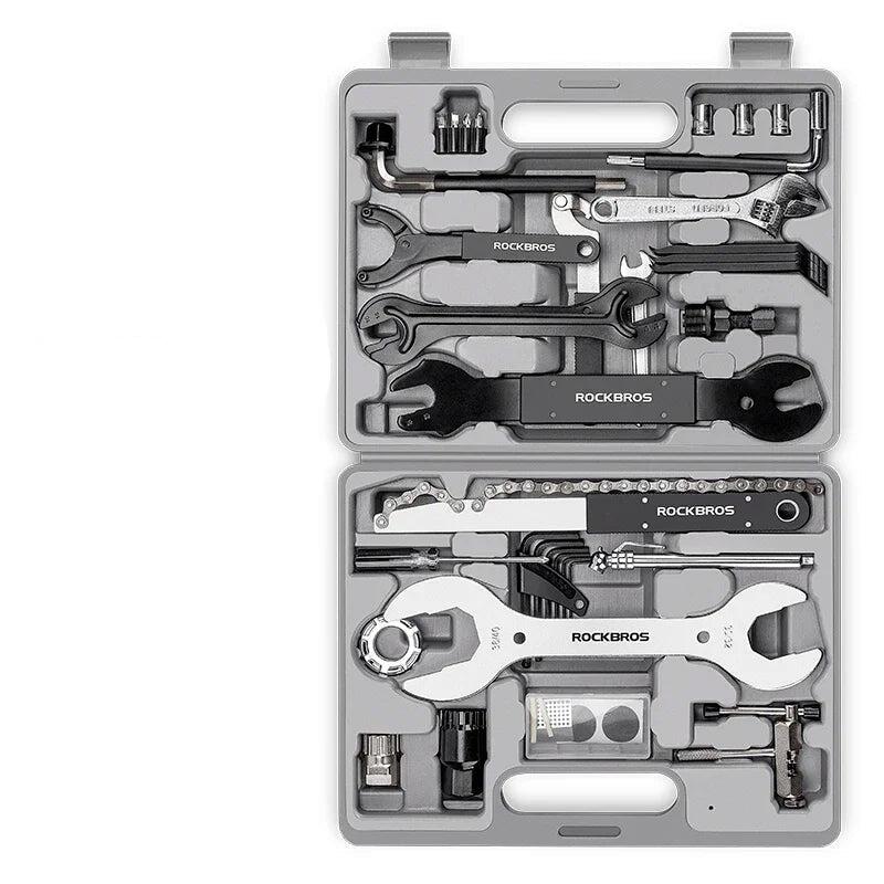 NNEOBA 44-in-1 Professional Bicycle Repair Tool Kit Multifunction Grey