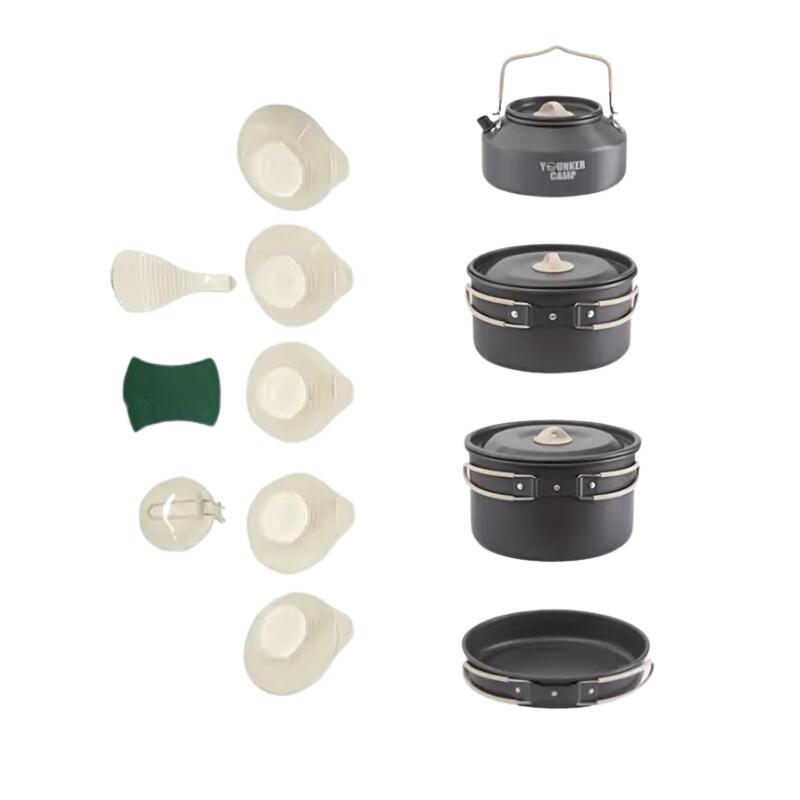 NNETM Outdoor Camping Cookware Set (12 pcs)