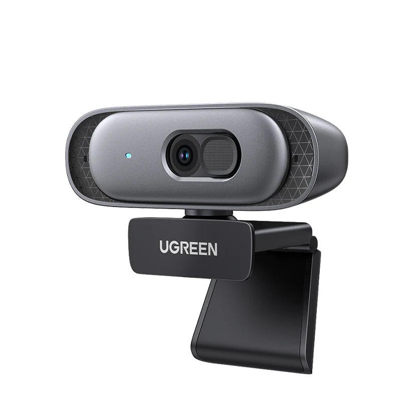 NNEOBA 2K USB Webcam HD Mini Web Camera with Autofocus Black