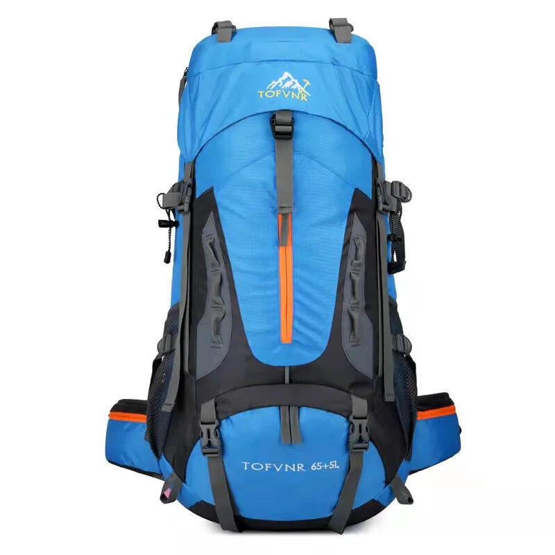 NNEOBA 70L Camping Backpack Tear-Resistant Rucksack Blue