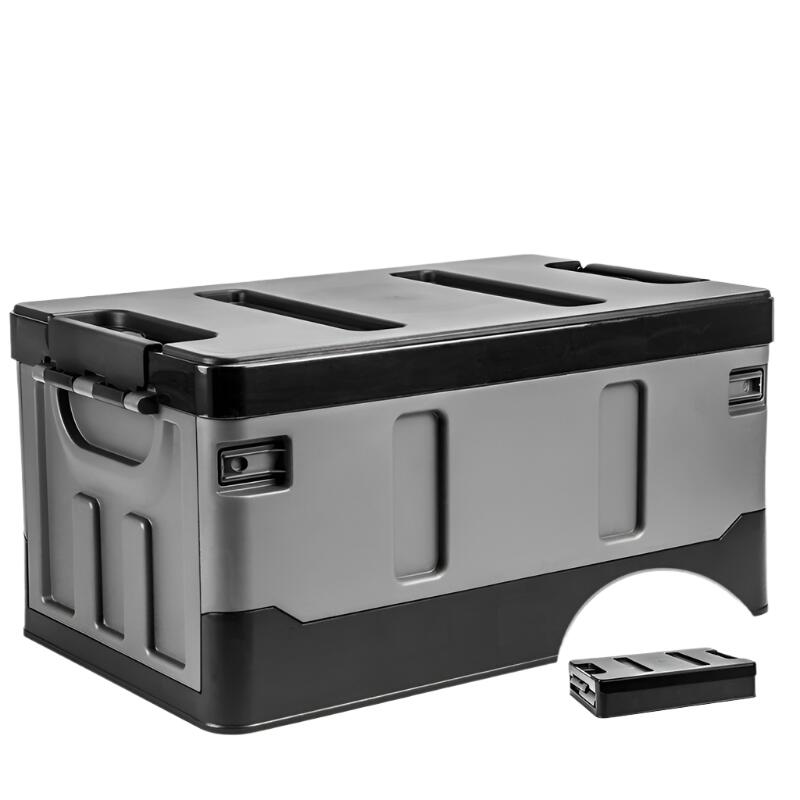 NNEOBA Foldable Camping Storage Box Waterproof Black