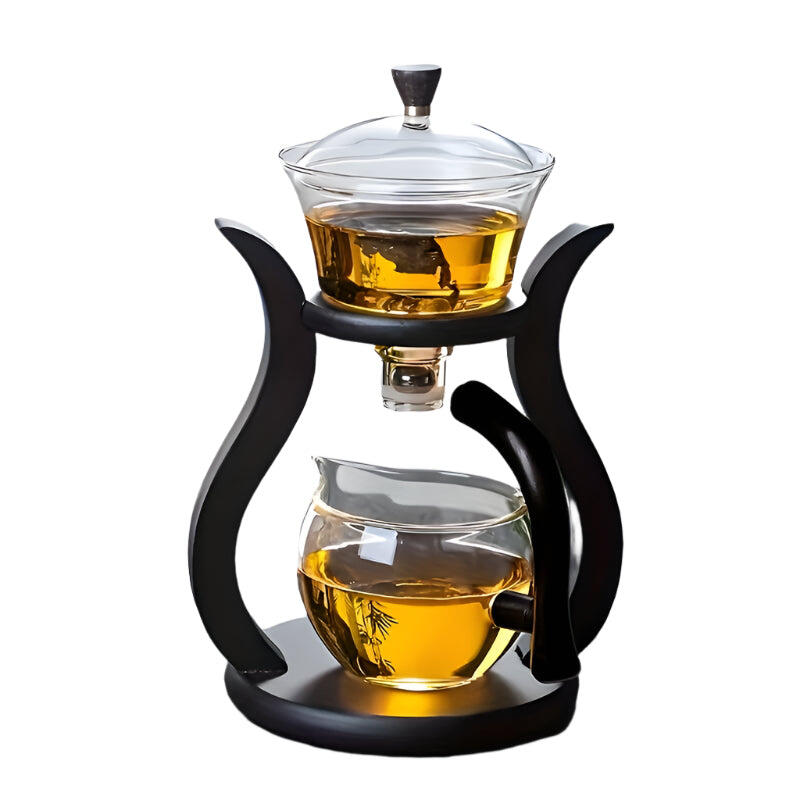 NNETM Lazy Kung Fu Glass Teapot Set with Infuser