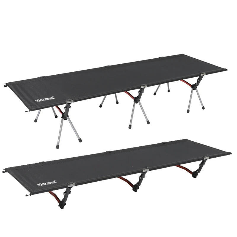 NNEOBA Lightweight Camping Cot Collapsible Sleeping Bed Black