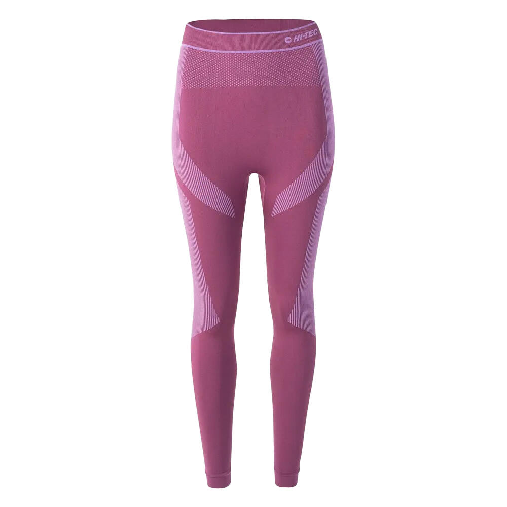 Hi-tec - Bas Thermique Rair Femme (amarante) - Legging - Violet - Decathlon