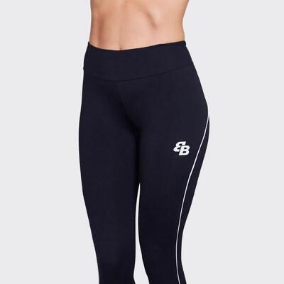 Ademende padel- en tennislegging voor dames ziva black