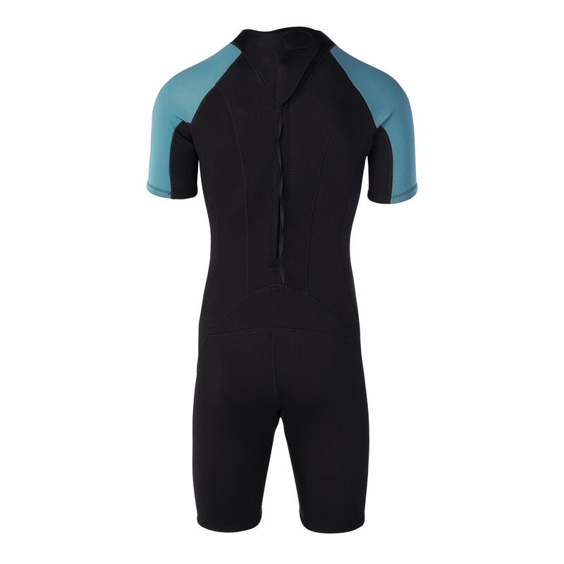 Combinaison De Plongée SURFI Homme (Noir / Bleu Sarcelle) AQUAWAVE
