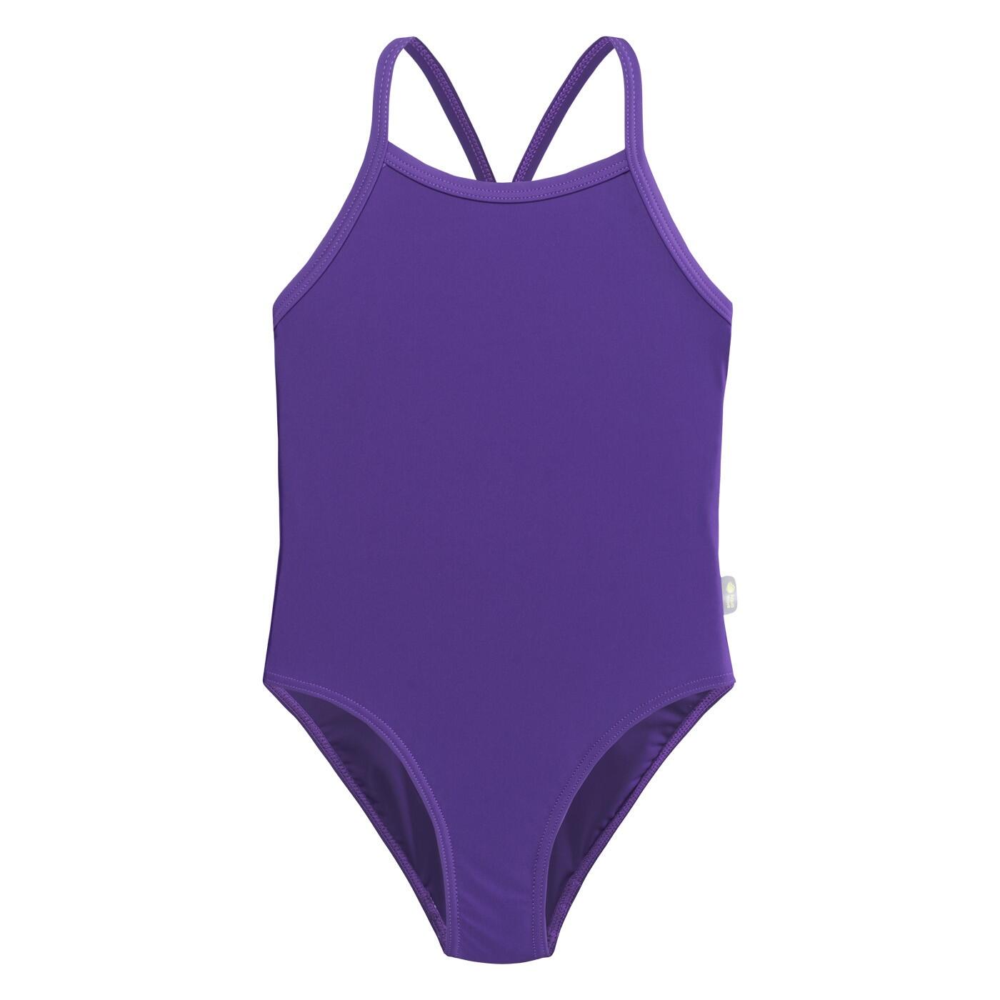 Aquawave - Maillot De Bain 1 Pièce Triangulo Fille (açaï) - Maillot De Bain 1 Pièce - Violet -  6 À 8 Ans - Decathlon