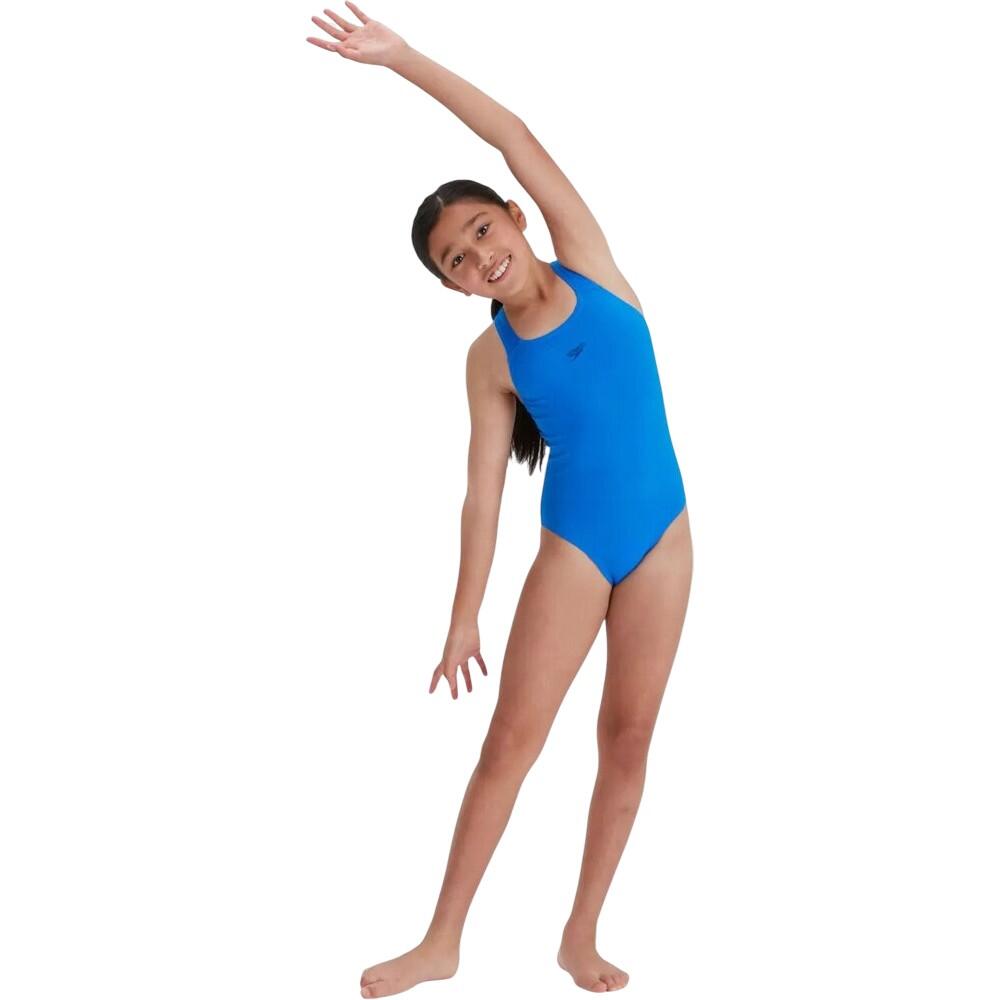 Maillot De Bain 1 Pièce MEDALIST Fille (Bleu Bondi) 3/4