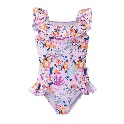 Costume Da Bagno Intero Ragazze Aquawave Verona Rosa Arancio Blu