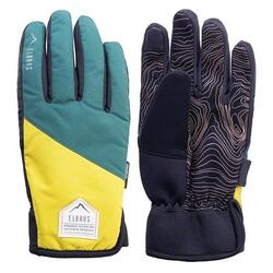 Gants De Ski POINTE Homme (Sarcelle Foncé / Noir / Jaune Vif)