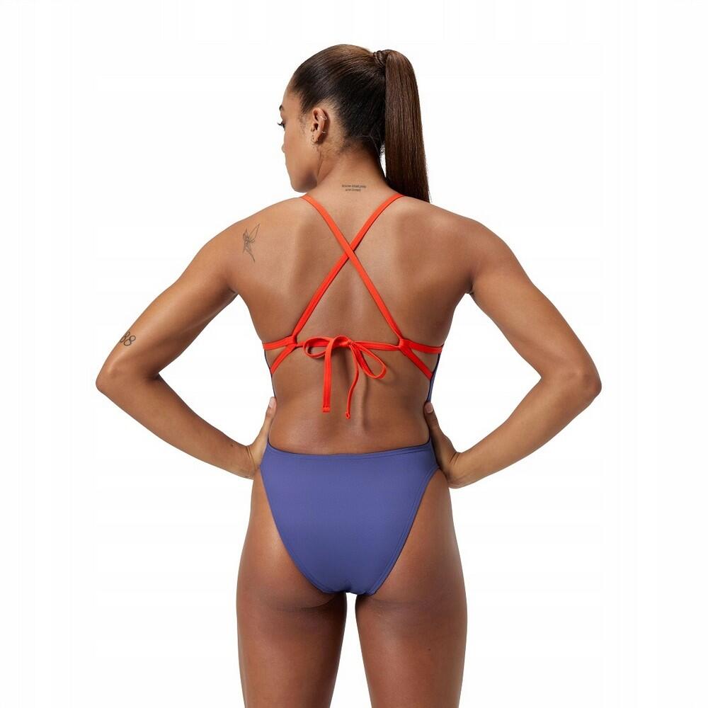 Maillot De Bain 1 Pièce SOLID Femme (Bleu) 2/4