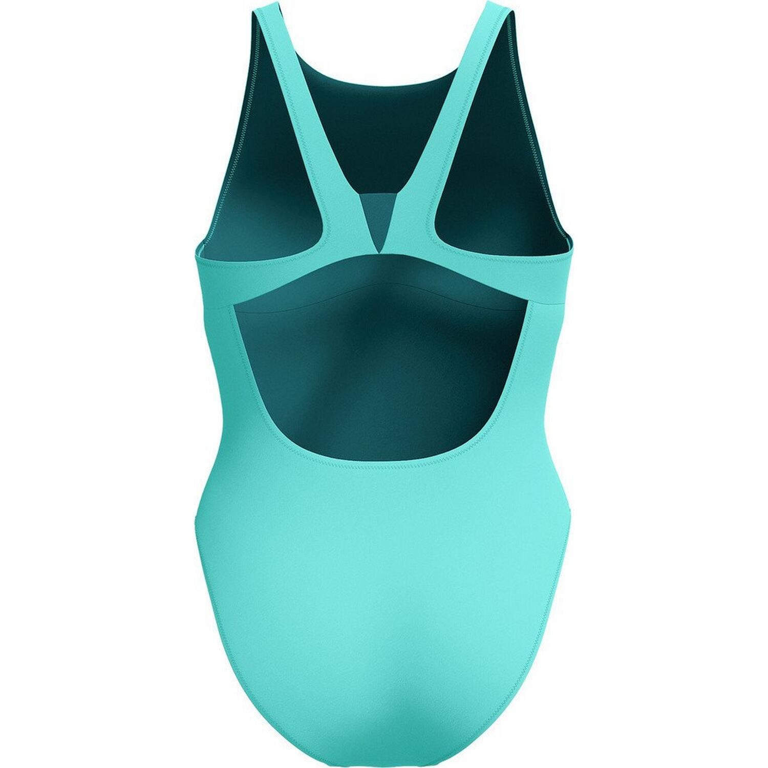 Maillot De Bain 1 Pièce Femme (Bleu) 2/4