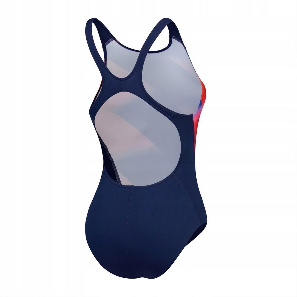 Maillot De Bain 1 Pièce RECORDBREAKER Femme (Bleu / Rouge) 2/4