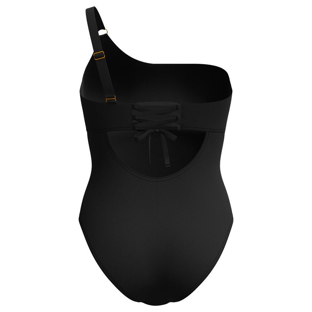 Maillot De Bain 1 Pièce SHAPING Femme (Noir) 2/4