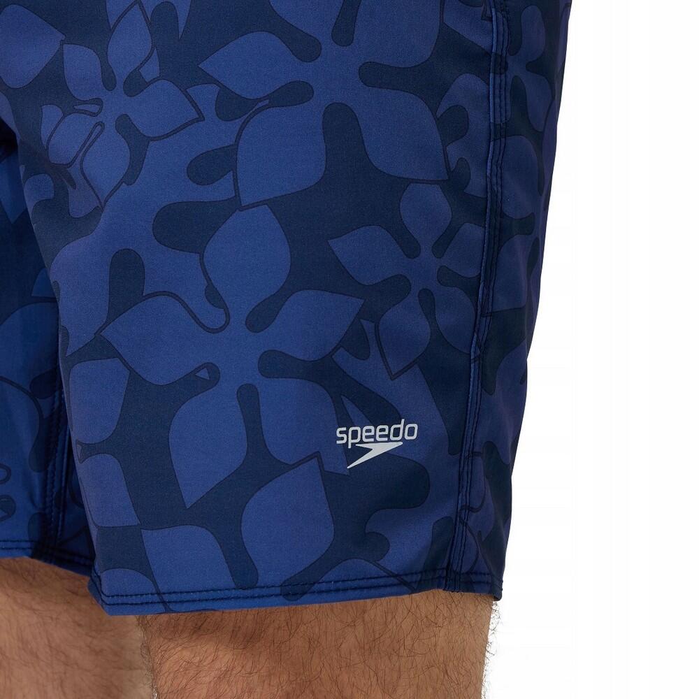 Boardshort Style Imprimé Homme (Bleu Marine) 3/4