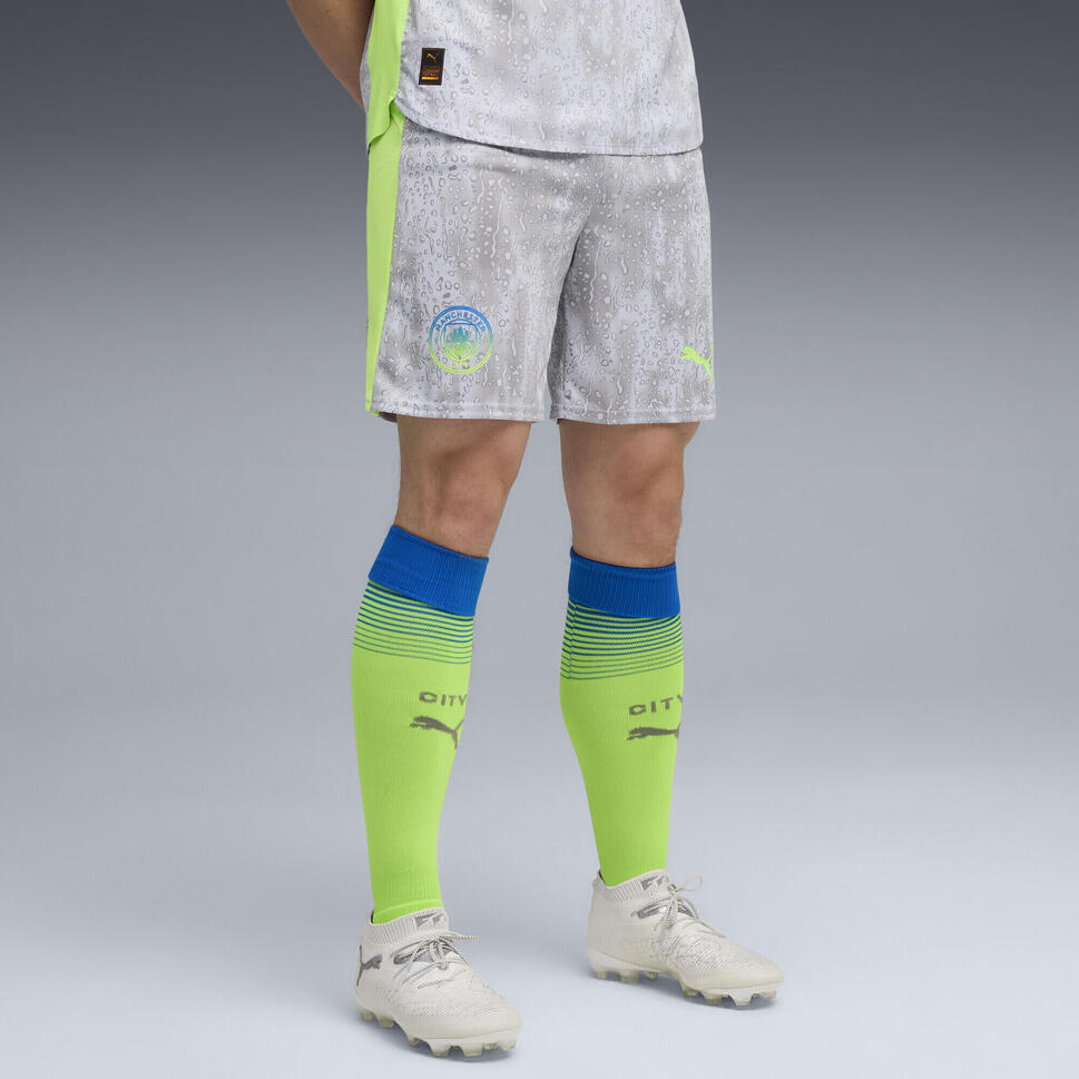 Męskie szorty Manchester City 25/26 PUMA Cool Weather Pro Green Blue