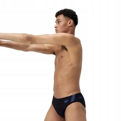 Heren hyperboom splice zwemshort (blauw)