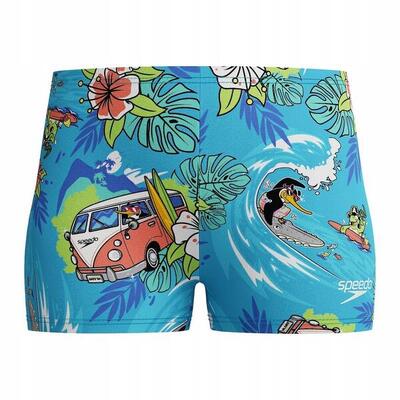 Jongens leren zwemmen shorts (blauw)