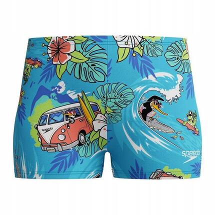 Jongens Leren Zwemmen Shorts (Blauw)