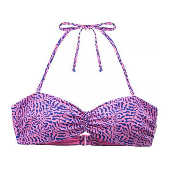 Top Bikini Corallo Donna Aquawave Samae Rosa Blu
