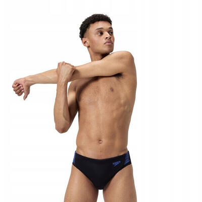 Heren hyperboom splice zwemshort (blauw)