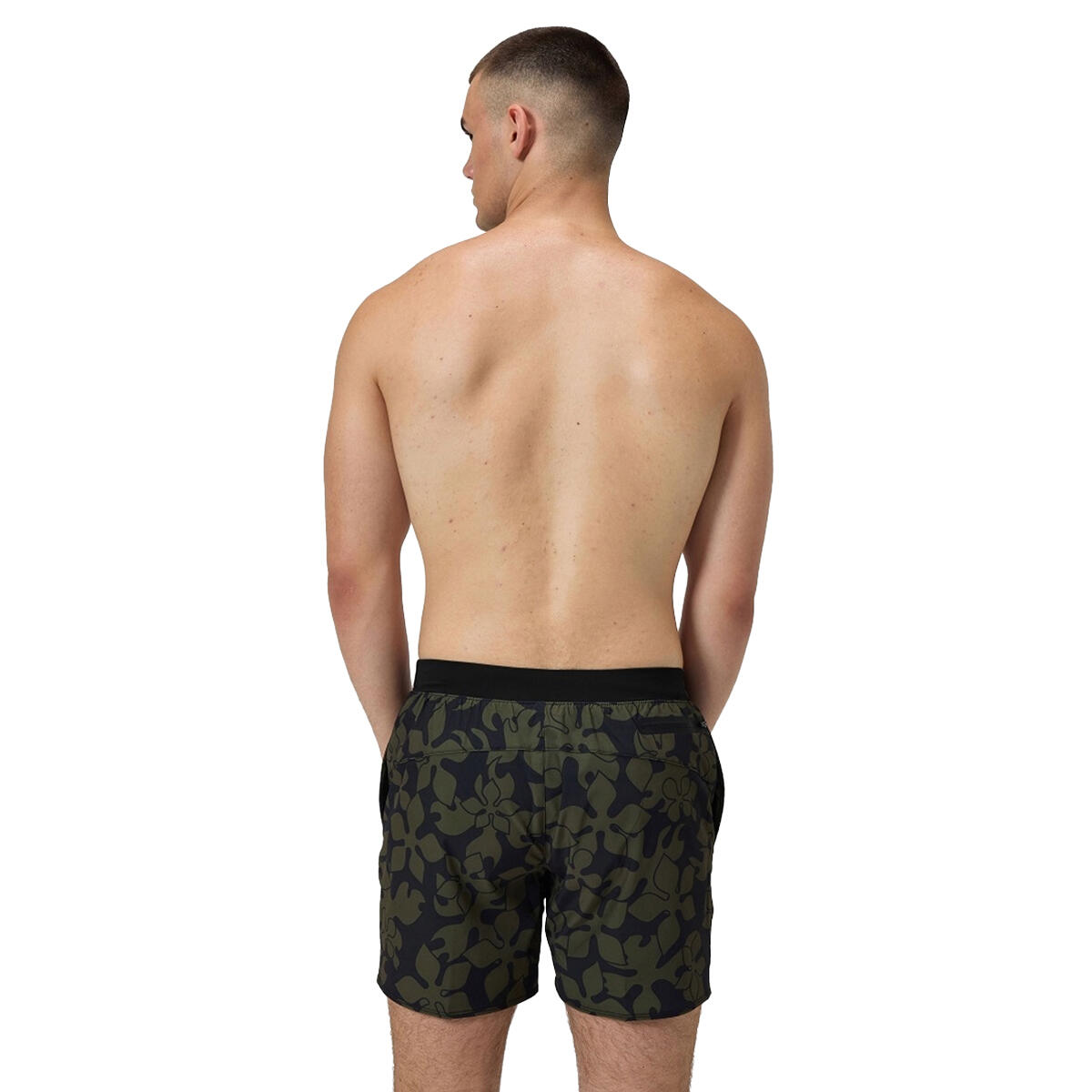 Short De Bain Style Imprimé VOLLEY Homme (Vert) 2/4