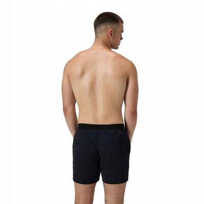 Heren solid endurance+ flexibele zwemshort (zwart)