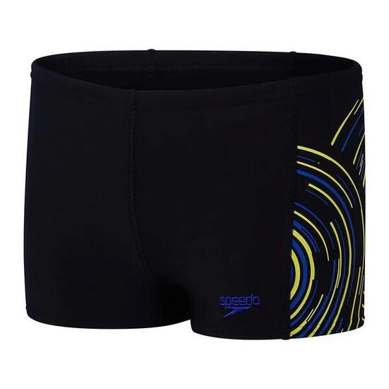 Costume Da Bagno A Pantaloncino Ragazzi Speedo Plastisol Placement Nero Blu