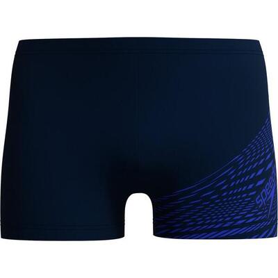 Heren medley aquashort logo zwemshort (blauw)