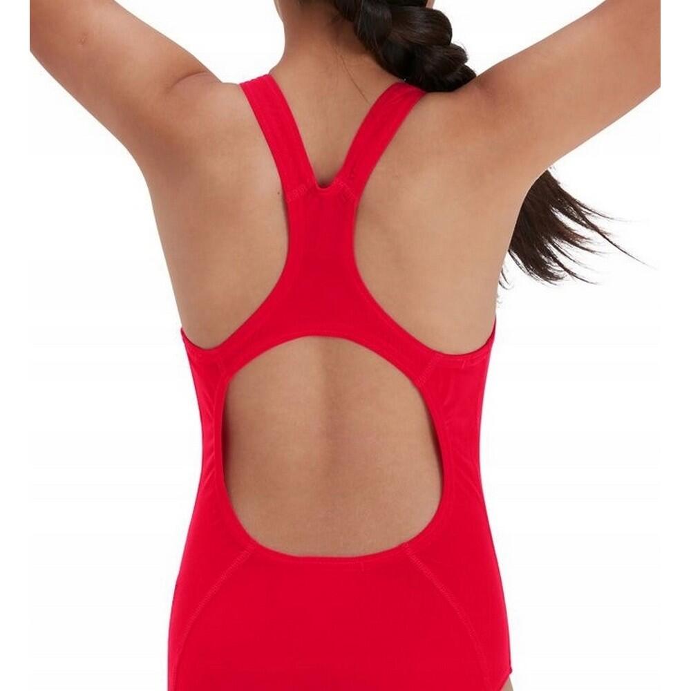 Maillot De Bain 1 Pièce ECO Fille (Rouge) 4/4