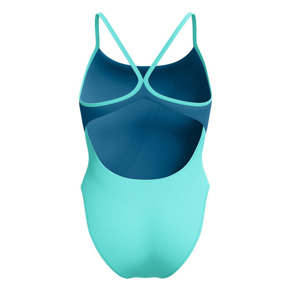 Jednoczęściowy Kostium Kąpielowy Damski / Damski Colour Block Racerback 2/3