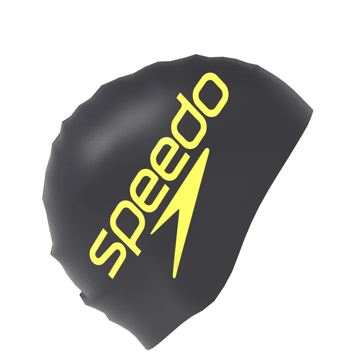 Unisex Adult Printed Swim Cap (Black) 2/2