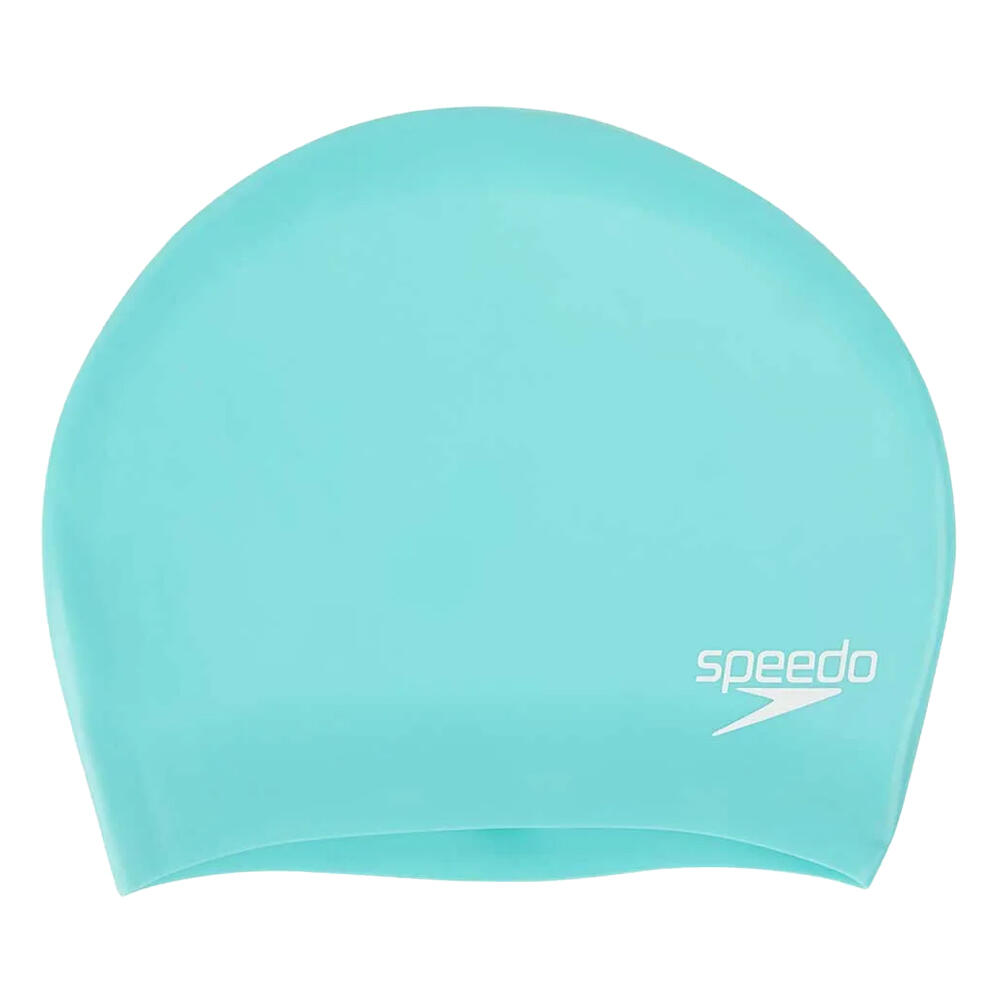 SPEEDO Touca de natação unissexo para adultos com cabelo comprido Spearmint
