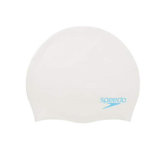 Cuffia Da Nuoto Semplice Modellato Adulto Unisex Speedo Bianco Blu