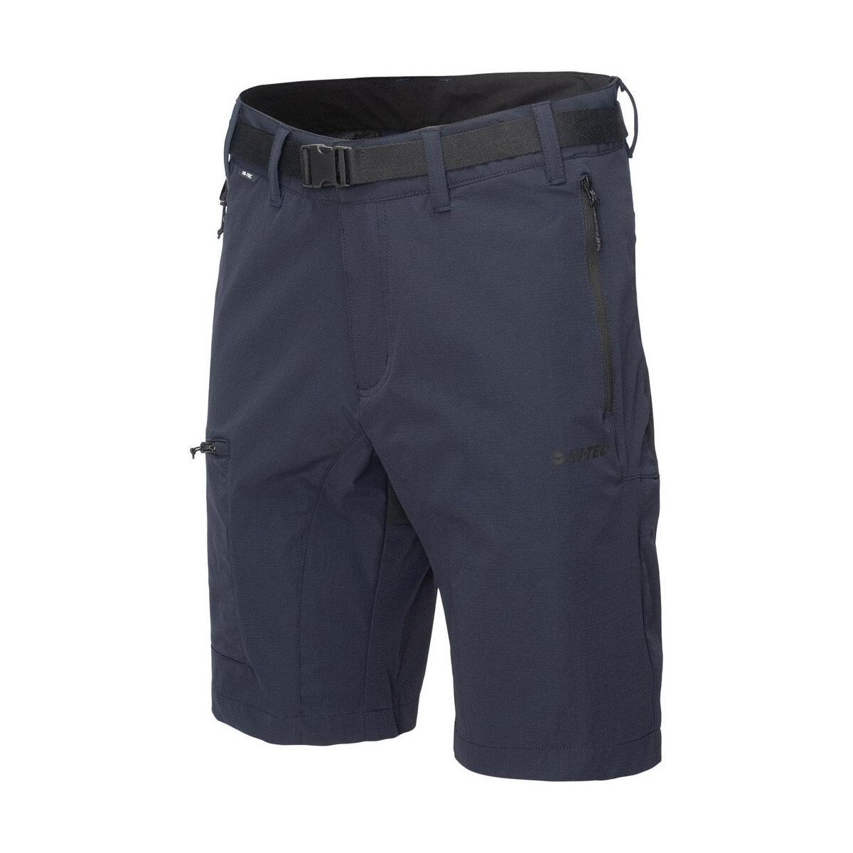 "Janse" Shorts für Wandern Herren Flugkapitänblau/Schwarz 3/4
