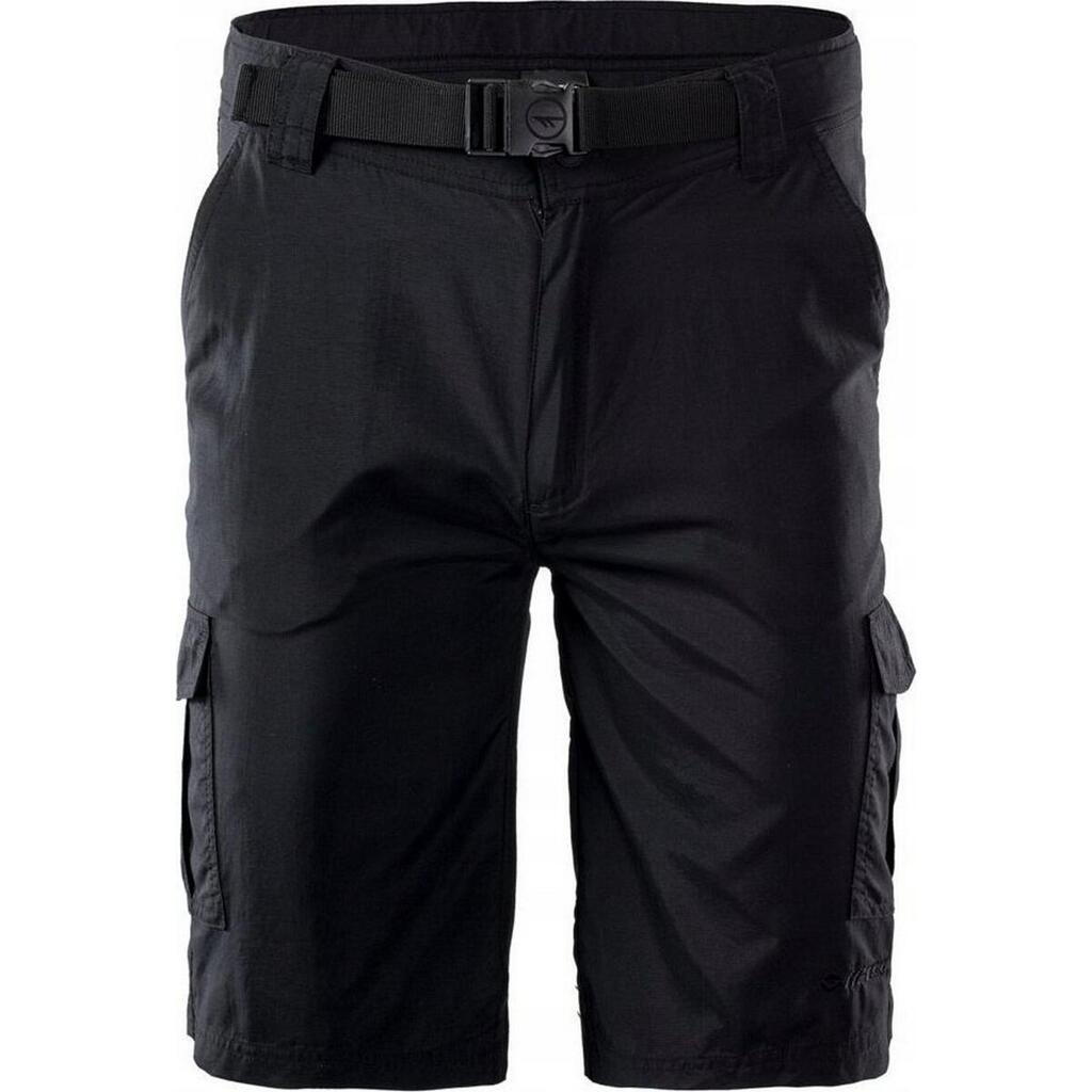 Mens Ibg Loop Half Length Cargo Shorts (Black)