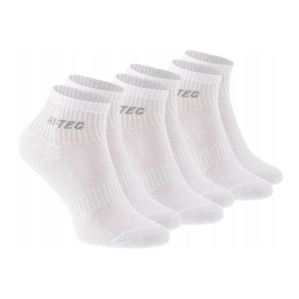 Unisex Adult Quarro Ankle Socks (Pack of 3) (White)
